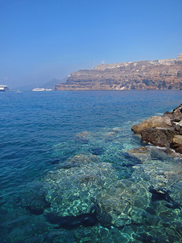 Santorini old port