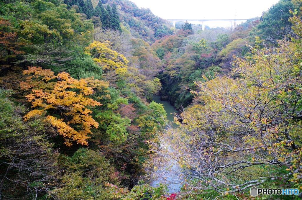 梵字川渓谷