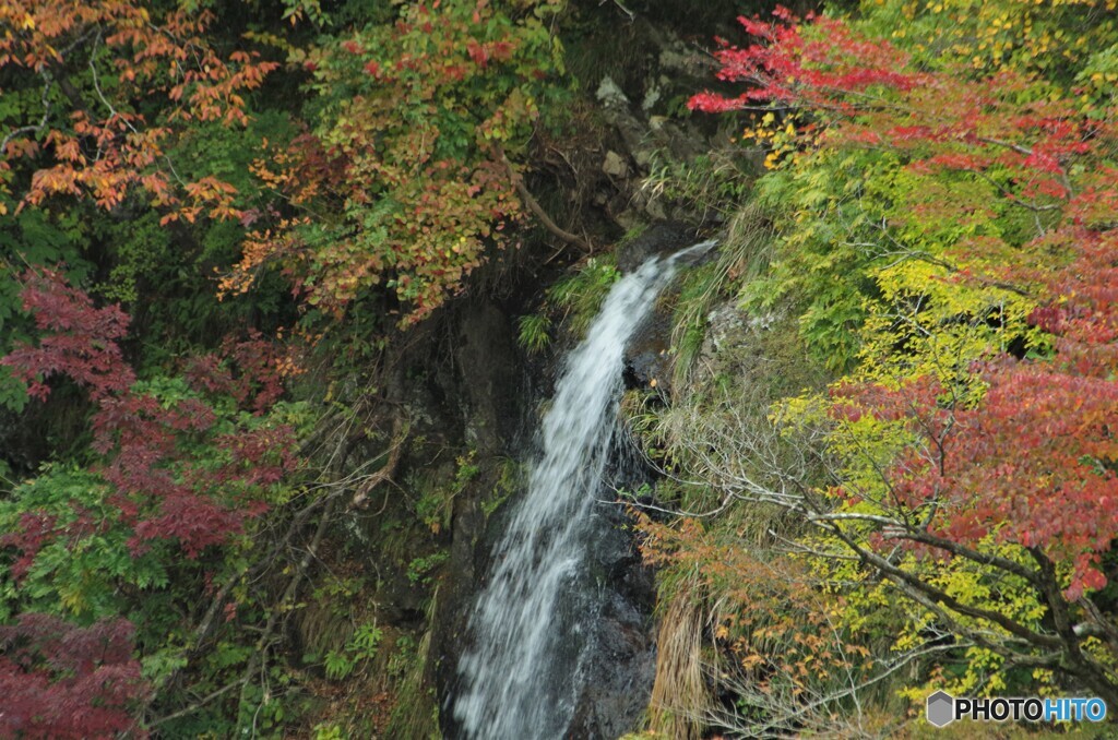 米の粉の滝