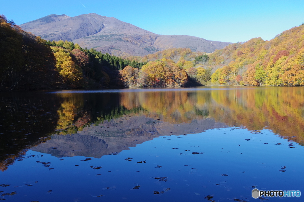晩秋の不忘山