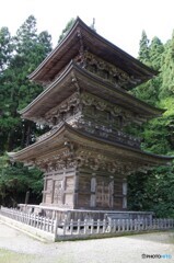 慈恩寺・三重の塔