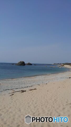 日本海　笹川流れ(新潟県)