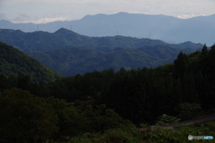 蔵王連峰を望む