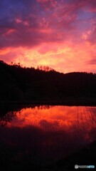 今日の夕焼け