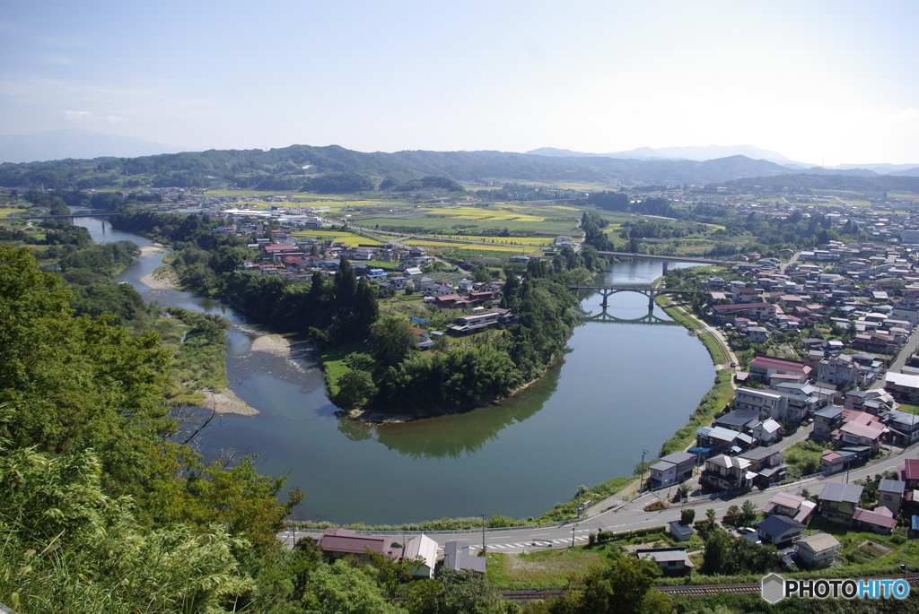 カーブの最上川