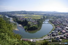 カーブの最上川