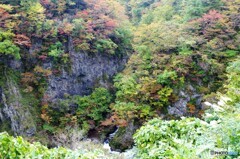 梵字川渓谷の紅葉