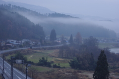 のどかな　田舎町の風景