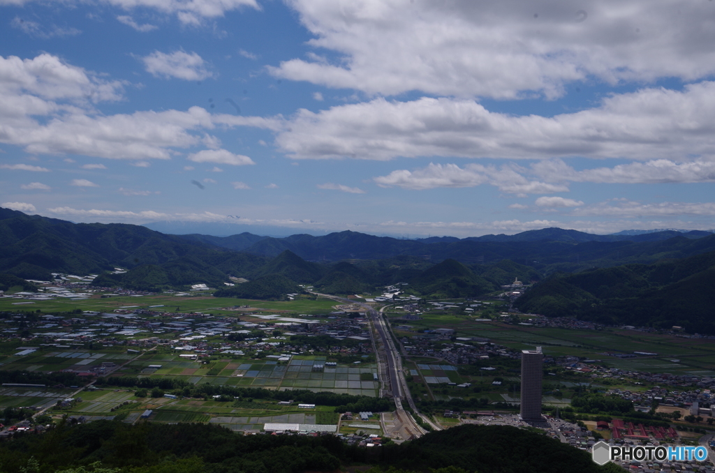 工事中の東北中央道