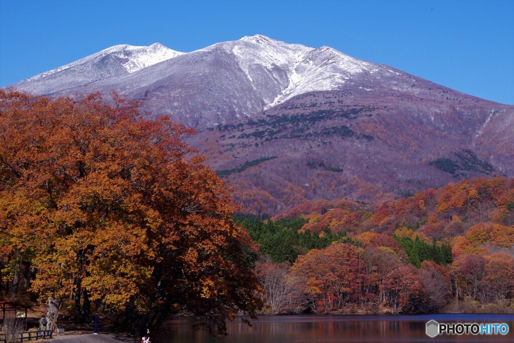 雄大な不忘山