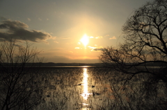 夕暮れのイズヌマ