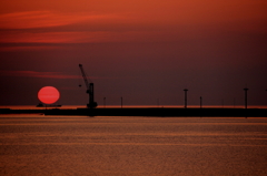 本州最西端の夕日