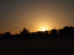 夕日