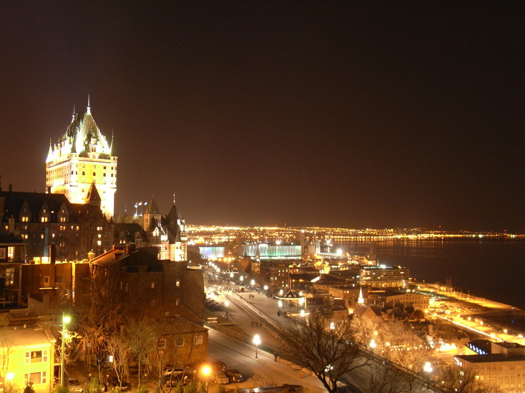 Quebec city の夜景