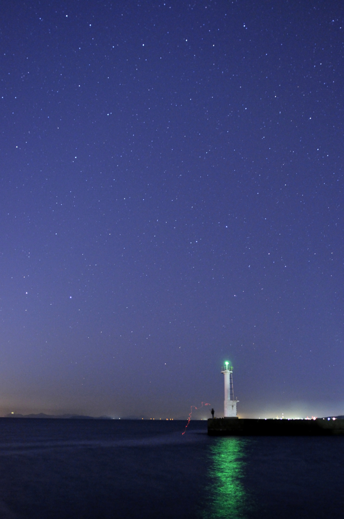 星空の釣り人
