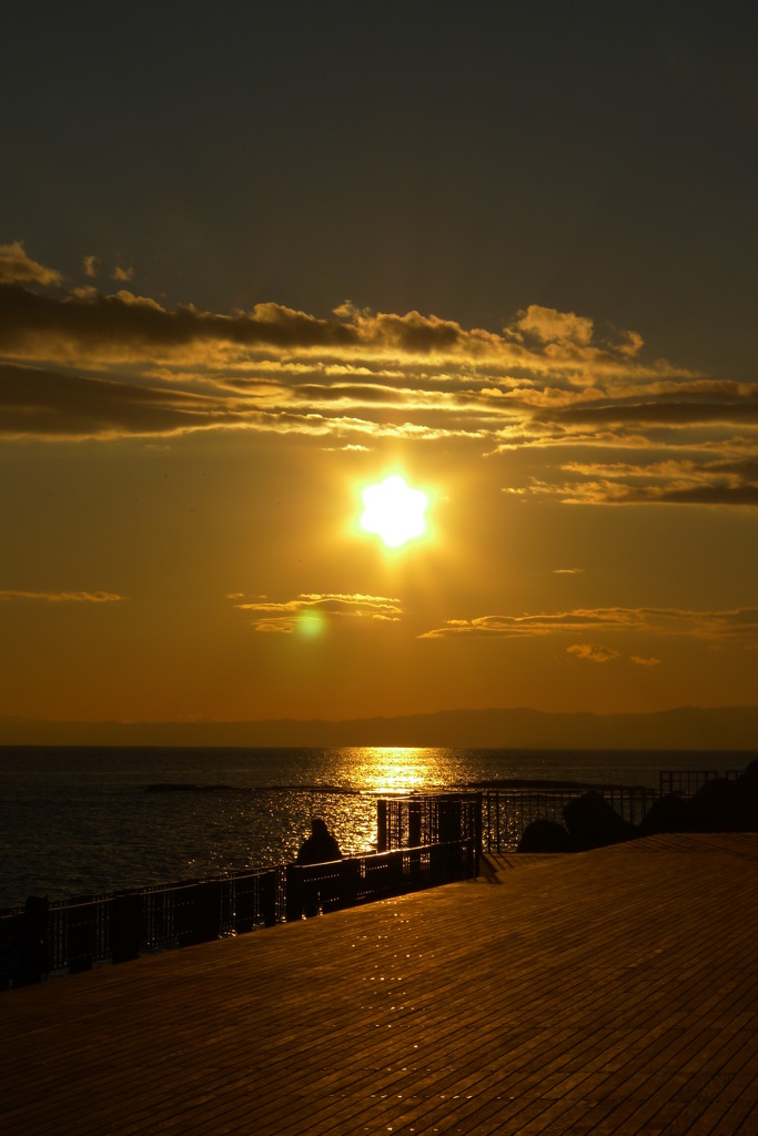 江の島夕景