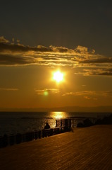 江の島夕景