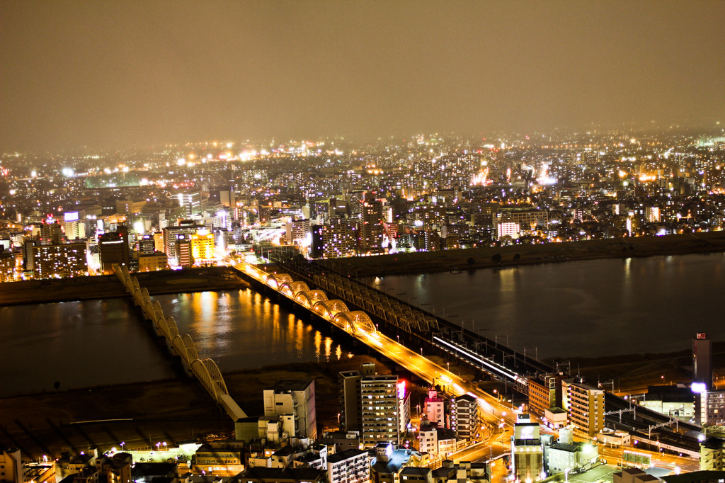 梅田の夜景写真3
