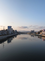 静かな朝