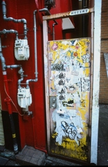 落書きとステッカー