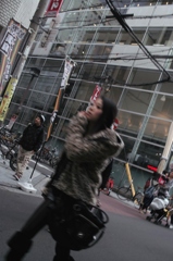 ヒョウ柄パーカー