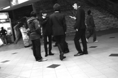 悪そうな若者集団