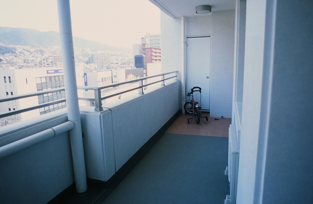 赤い自転車