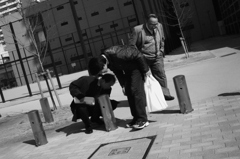 「へー、そうするんですね。」「どれどれ。」