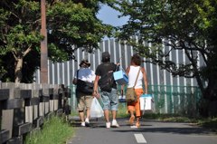 ボーズ達の帰り道