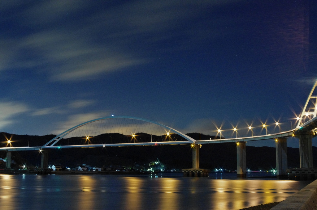 夜空と橋