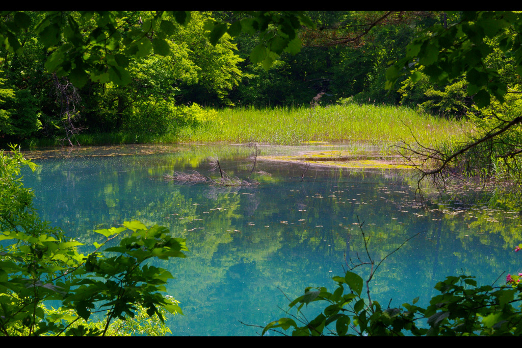Blue water