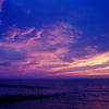 新潟の夕空