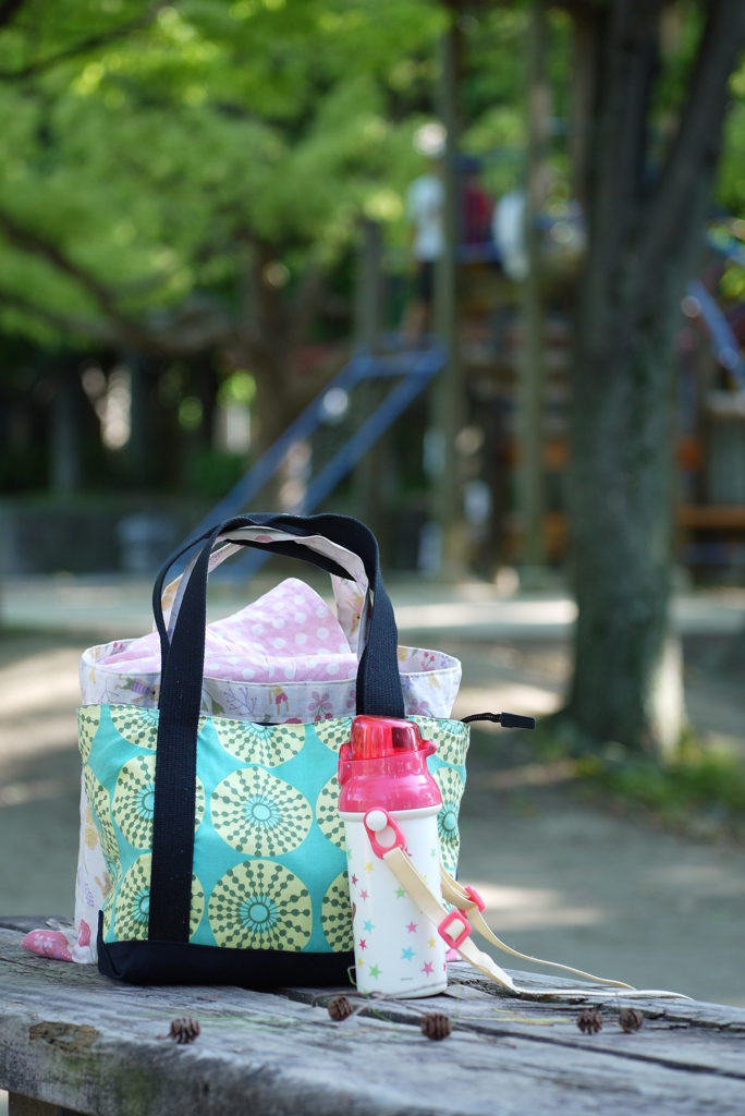 Two Bags and a Water Bottle