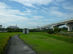 そらとみちと田んぼと線路