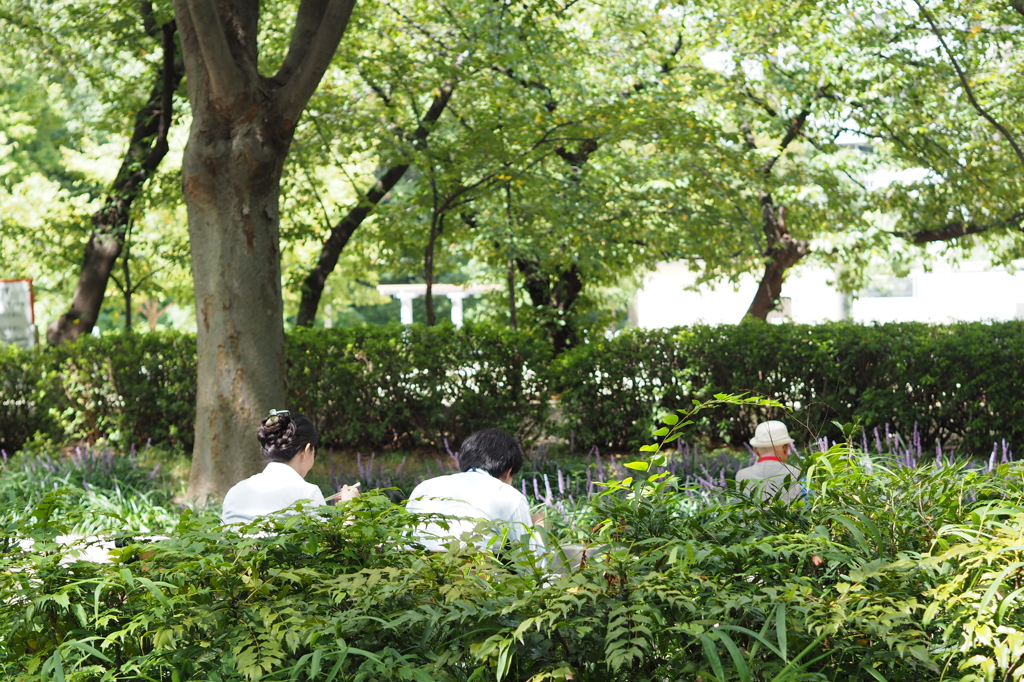 靭公園昼下がり