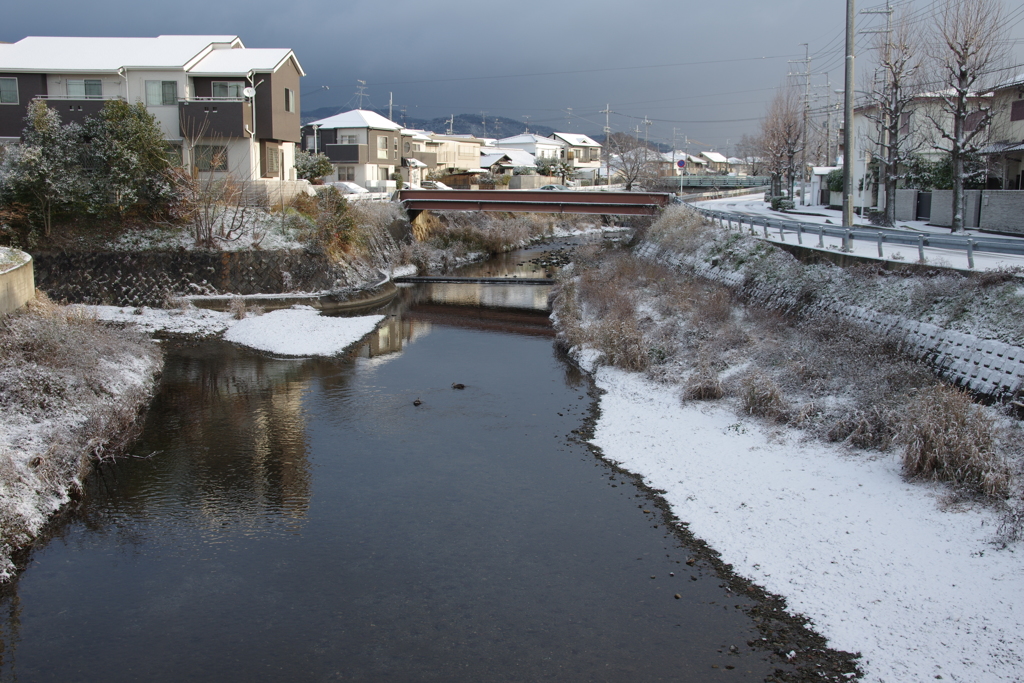 雪朝寸景#4_川