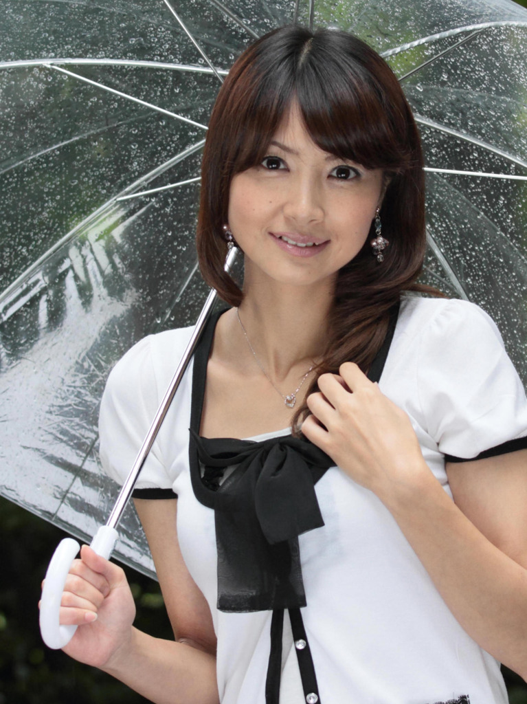 雨でも笑顔で