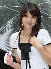 雨でも笑顔で