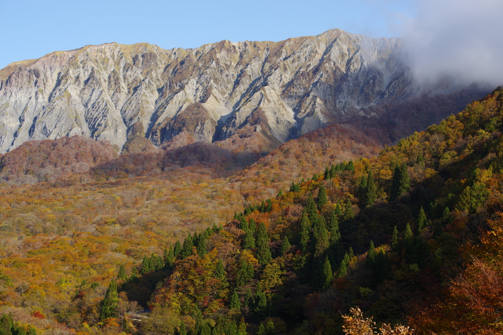朝の鍵掛峠