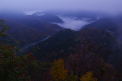 霧の朝の雲海