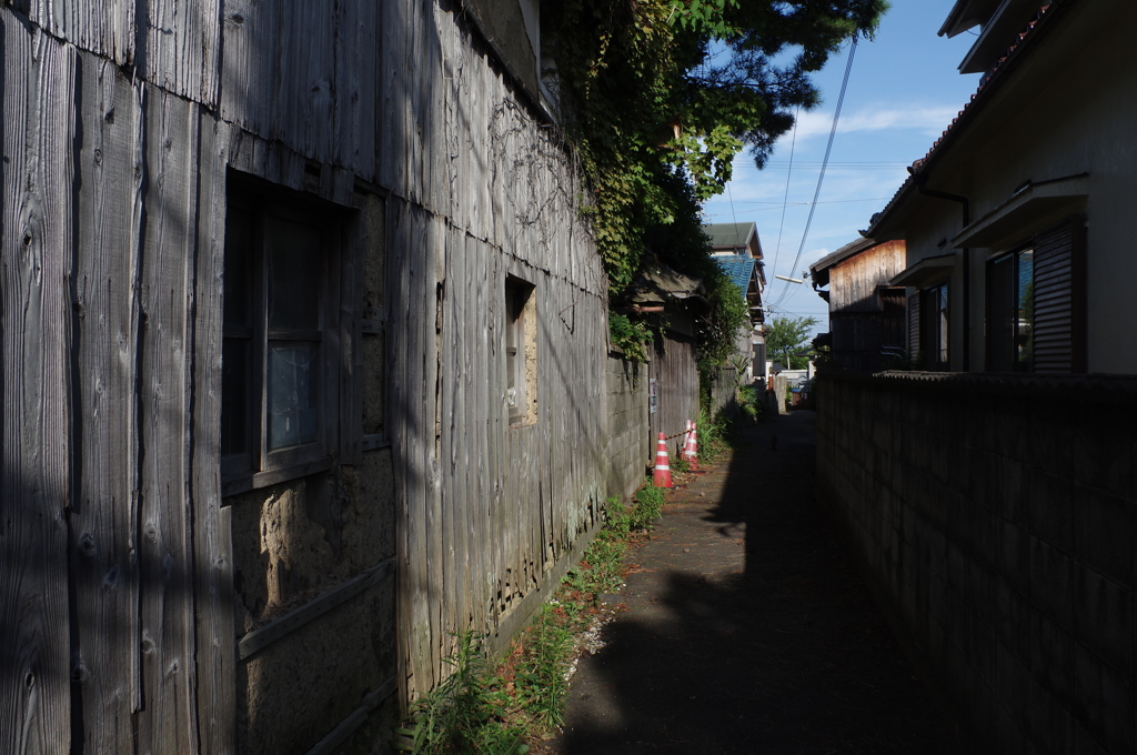 海のある町