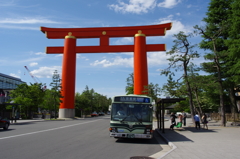 京都の青い空