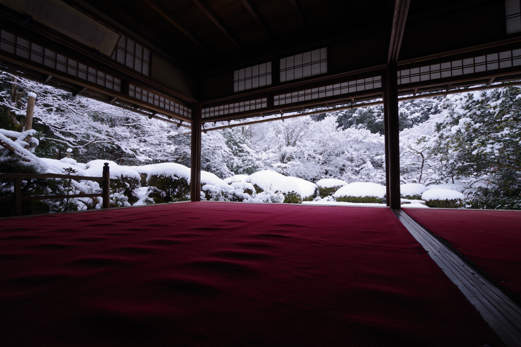 雪、詩仙堂