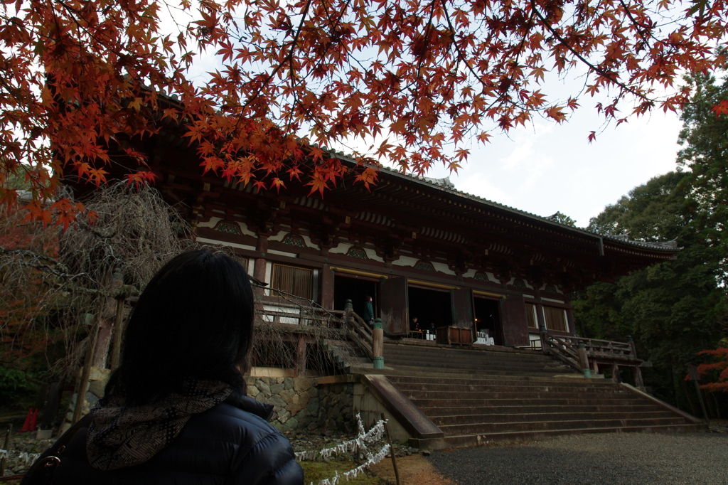 神護寺にて