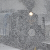 雪とSL