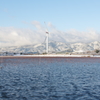 雪晴れの朝