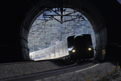 トンネル通過シーン①