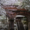 水路閣、冬