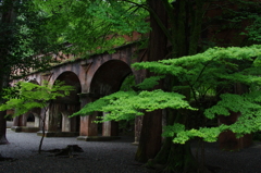 水路閣、梅雨の頃