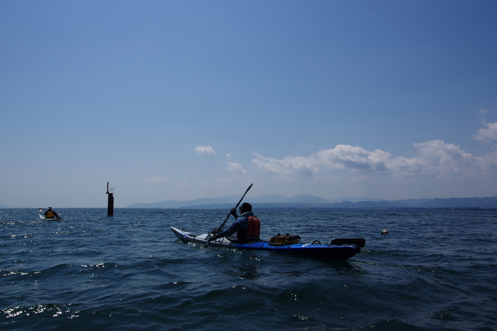 海津大崎　お花見カヌー2013　③